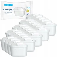 Wkłady filtrujące - 24x Wessper Aquamax - Filtr Zamienny Do Dzbanków: Brita, Aquaphor, Wessper, Dafi (Zamiennik) - miniaturka - grafika 1