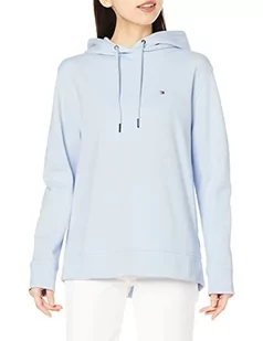Tommy Hilfiger Bluza damska z kapturem Regular, Niebieski bryzowy, XXS - Bluzy damskie - miniaturka - grafika 1