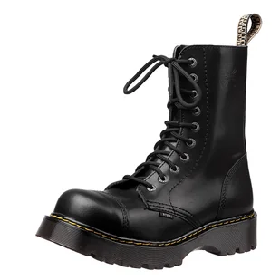 glany STEEL - BLACK (10 dziurek) -42 - Botki męskie - miniaturka - grafika 1