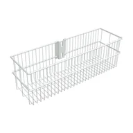Meble modułowe i akcesoria - Kosz do listwy pionowej podwieszany 435 x 134 x 140 mm biały Integri - miniaturka - grafika 1