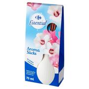 Środki do WC - Carrefour Essential Aroma Sticks Dekoracyjny odświeżacz powietrza orchidea i hibiskus 75 ml - miniaturka - grafika 1