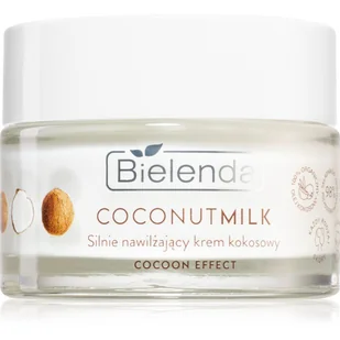 Bielenda Coconut Milk Silnie nawilżający krem kokosowy Cocoon Effect - Kremy do twarzy - miniaturka - grafika 1