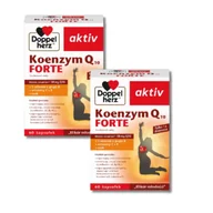 Witaminy i minerały - 2x Doppelherz® aktiv Koenzym Q10 FORTE, 2x60 kapsułek ZESTAW - miniaturka - grafika 1