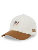 Czapki męskie - Tommy Hilfiger Czapka z daszkiem Th Seasonal Preppy Logo Cap AM0AM13161 Écru - miniaturka - grafika 1
