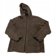 Bluzki dla dziewczynek - Columbia bluza polarowa dziecięca brązowa 146/152 kaptur zip - miniaturka - grafika 1