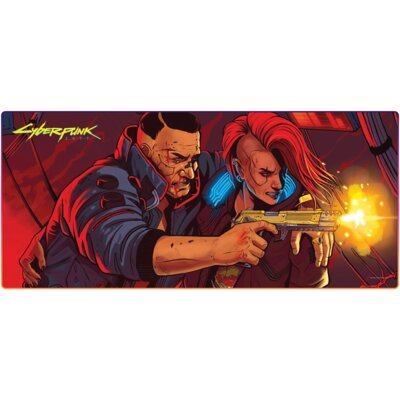 Podkładka GOOD LOOT Cyberpunk 2077 The Heist RGB XL GL1011