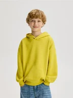 Bluzy dla chłopców - Reserved - Bluza oversize z kapturem - jasnożółty - miniaturka - grafika 1