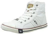 Moda i Uroda OUTLET - MUSTANG 1099-502-1 High-Top, biały, biały - Weiß Weiß 1-39 EU - miniaturka - grafika 1