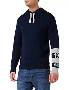 United Colors of Benetton Sweter męski, Nocny niebieski 911, XS - Swetry męskie - miniaturka - grafika 1