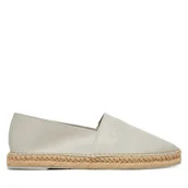 Espadryle męskie - Espadryle Calvin Klein Espadrille Lth HM0HM01882 Szary - miniaturka - grafika 1