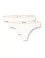 Majtki damskie - Emporio Armani Stringi damskie, 2 sztuki, Pale Cream, L - miniaturka - grafika 1