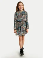 Sukienki i spódniczki dla dziewczynek - Mayoral Sukienka codzienna 7981 Kolorowy Regular Fit - miniaturka - grafika 1