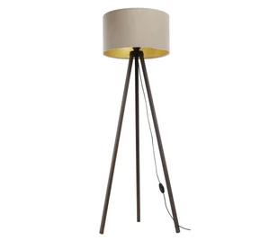 Lampa podłogowa STANDART 1xE27/60W/230V beżowy/brązowy - Lampy stojące - miniaturka - grafika 1