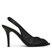 Sandały damskie - Sandały Guess FLJKIS FAL07 Czarny - miniaturka - grafika 1