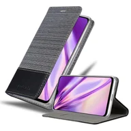Etui i futerały do telefonów - Etui ochronne Cadorabo do Xiaomi RedMi 9T / POCO M3 w kolorze szarym etui na telefon komórkowy pokrowiec na książkę telefoniczną - miniaturka - grafika 1