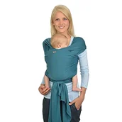 Nosidełka dla dzieci - HOPPEDIZ elastyczny ręcznik do noszenia dla wcześniaków i noworodków, wraz z instrukcją noszenia  Petrol - miniaturka - grafika 1