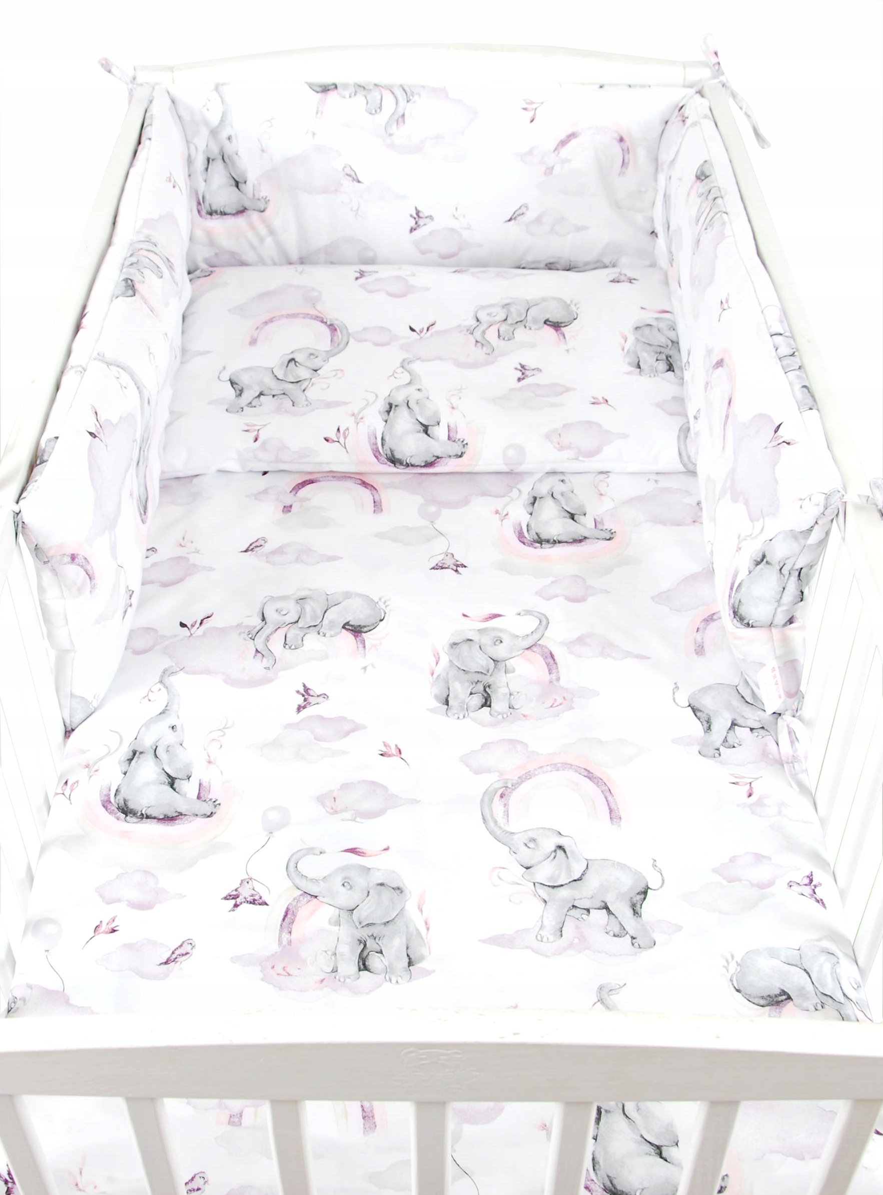BabyLux Pościel Do Łóżeczka 140x70 Dziecięca Niemowlęca 135X100 cm 4EL N125