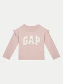 Bluzki damskie - Gap Bluzka 626254 Różowy Regular Fit - miniaturka - grafika 1
