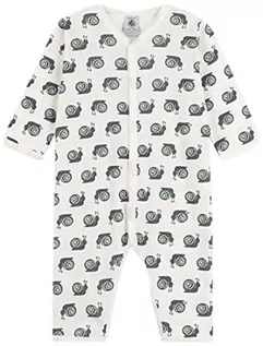 Piżamy chłopięce - Petit Bateau Zestaw piżamy dla dzieci, Marshmallow/Ducky, 3 mesi - grafika 1