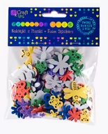 Przybory szkolne - DpCraft Naklejki Z Pianki, owady, DPCraft, 120 szt. - miniaturka - grafika 1