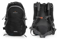 Plecaki - WYGODNY PLECAK BERGSON FLORO 28L WENTYLOWANY LEKKI CZARNY - miniaturka - grafika 1