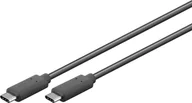 Kable USB - Kabel USB MicroConnect USB-C - USB-C 0.5 m Czarny (USB3.2CC0.5) - miniaturka - grafika 1