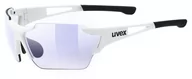 Okulary przeciwsłoneczne - Uvex okulary przeciwsłoneczne SPORTSTYLE 803 RACE VM WHITE 8803) - miniaturka - grafika 1