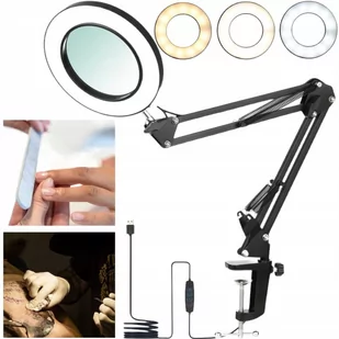Lampa Z Lupą Led Kosmetyczna Dermatologiczna Usb - Lampy UV do paznokci Lampa Z Lupą Led Kosmetyczna Dermatologiczna Usb - Lampy UV do paznokci - miniaturka - grafika 1
