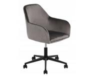 Fotele i krzesła biurowe - Fotel Obrotowy Welurowy Porto - miniaturka - grafika 1