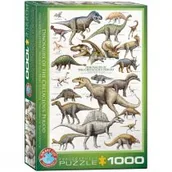 Puzzle - Eurographics Puzzle 1000 elementów Dinozaury w okresie Kredy - miniaturka - grafika 1