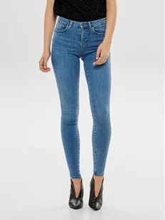 ONLY Jeansy Power 15169892 Niebieski Skinny Fit - Spodnie damskie - miniaturka - grafika 1