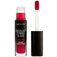 Błyszczyki do ust - Wet 'n' Wild Wet N Wild błyszczyk do ust  Megalast Stained Glass Lip Gloss z błyszczącymi kolorami do ust, Heart Shattering, 1 sztuka 1111446E - miniaturka - grafika 1