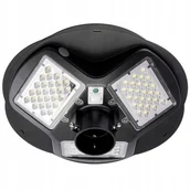 Lampy ogrodowe - Lampa uliczna latarnia solarna LED 150W IP65 mikrofalowy czujnik ruchu + Pilot - miniaturka - grafika 1