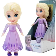 Lalki dla dziewczynek - Mini lalka Frozen II Elsa w fioletowej sukience - miniaturka - grafika 1