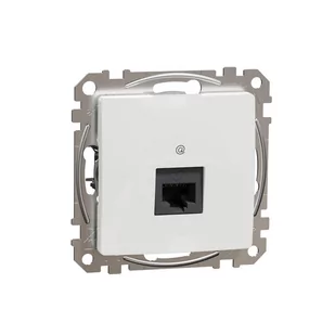 Gniazdo komputerowe RJ45 Schneider Sedna Design SDD111451 kategoria 5e UTP białe Design  Elements - Gniazdka elektryczne - miniaturka - grafika 1