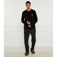 Piżamy męskie - Hugo Bodywear Piżama Cinema Long Set Relaxed fit - miniaturka - grafika 1
