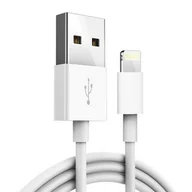 Kable USB - Kabel USB do iPhone Lightning 85 cm biały - miniaturka - grafika 1