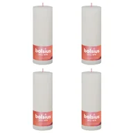Świece - Bolsius Świece pieńkowe Shine, 4 szt., 190x68 mm, zgaszona biel - miniaturka - grafika 1