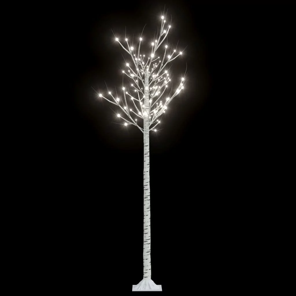 vidaXL vidaXL Wierzba z oświetleniem, 180 zimnych białych diod LED, 1,8 m
