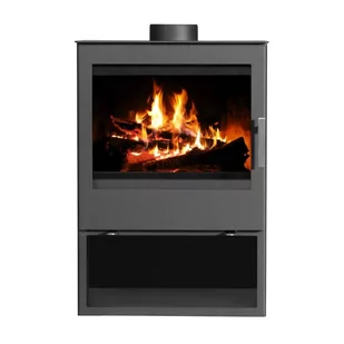 Piec piecyk kominek na drewno wolnostojący 10kW (3 szyby) - spełnia anty-smogowy EkoProjekt 48280258 - Piece wolnostojące - miniaturka - grafika 2
