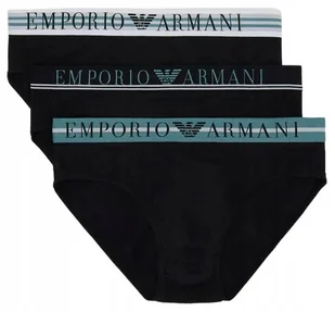 EMPORIO ARMANI UNDERWEAR ORYGINALNE SLIPY MĘSKIE 3-PACK BOX XL - Majtki męskie - miniaturka - grafika 1