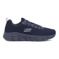 Buty sportowe męskie - Obuwie sportowe Skechers BOBS B FLEX 118106 NVY - miniaturka - grafika 1