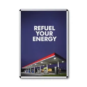 Ramy do obrazów - Jansen Display Ramy plakatowe A0, zaokrąglone narożniki 271121 - miniaturka - grafika 1