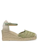 Espadryle damskie - Geox Espadryle Gelsa Low D55NGE 02MLM C3002 Zielony - miniaturka - grafika 1