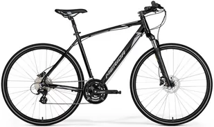 Rower crossowy męski Merida Crossway 15-D S-M 48 glossy black (matt siver) - Rowery - miniaturka - grafika 1