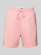 Spodnie sportowe męskie - Szorty z dzianiny dresowej o kroju regular fit z naszywką z logo model ‘BEACH’ - miniaturka - grafika 1