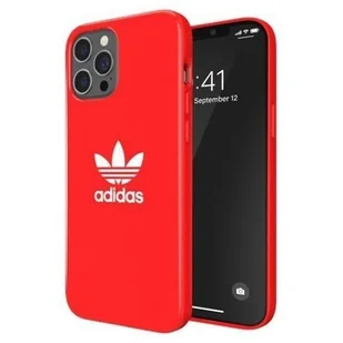 Adidas OR SnapCase Trefoil iPhone 12 Pro Max czerwony/red - Etui i futerały do telefonów - miniaturka - grafika 1