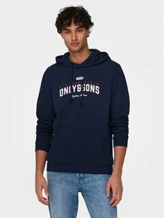 Only & Sons Bluza Lenny 22028594 Granatowy Regular Fit - Bluzy męskie - miniaturka - grafika 1