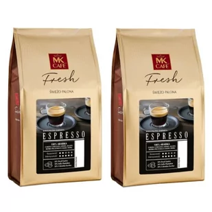 ZESTAW - Kawa ziarnista MK Cafe Fresh Espresso 2x1kg - Kawa - miniaturka - grafika 1