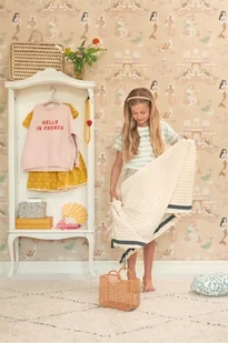 Tapeta dla dzieci Jasny Beż Syreny - Tapety - miniaturka - grafika 1